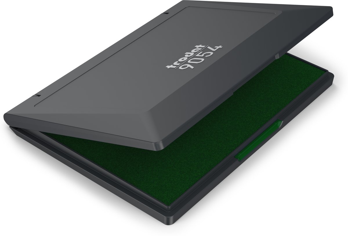   kunststof handstempelkussen 9054 | 210x148 mm, groen